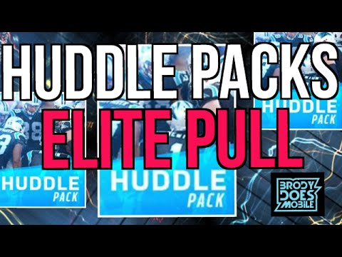 MADDEN MOBILE 17 HUDDLE PACKS! SWEET PULL! 4 HUDDLE PACKS! Madden ...