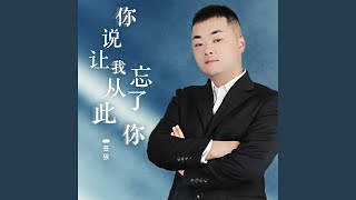 你说让我从此忘了你