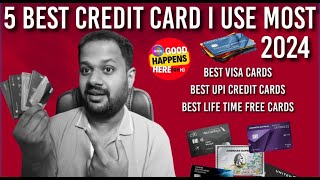 5 BEST CREDIT CARD I USE REGULARLY IN 2024 ? EASILY GETTING CREDIT CARD 2024 ?