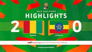 Guinea 🆚 Ethiopia | Highlights - #TotalEnergiesAFCONQ2023 - MD3 Group D
