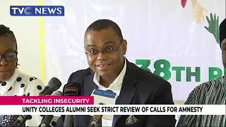 [WATCH] Unity Colleges Alumni Seek Strict Review Of Calls For Amnesty