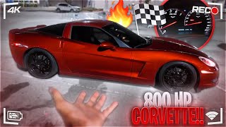 CRAZY 800HP Corvette!!! (Must watch)