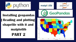Installing geopandas | Reading and plotting shapefile with it and matplotlib Part 2