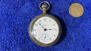 Elgin Pocket Watch Movement / Antique / 1903 / 7 Jewels / 18 size