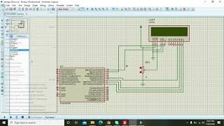 how to interface lcd with atmega 328 in proteus | simulation of atmega 328 with lcd in proteus
