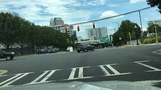 Dash Cam footage of Interstate 277 around Charlotte, North Carolina on a Summer Drive