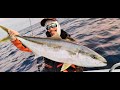 Quarantine Fishing for Food Part 1 - Slow Jigging for BIG Yellowtail Kingfish - Ocea Jigger F Custom