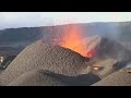 Hikers snap erupting volcano on Reunion Island