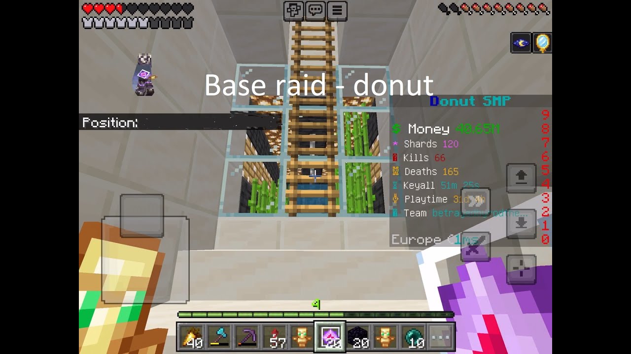Base Raid Donut Smp Youtube