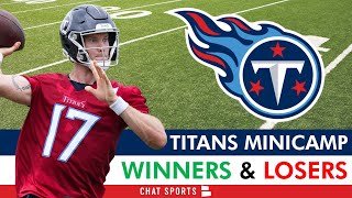 Tennessee Titans Minicamp Winners & Losers Ft. All 3 QBs: Ryan Tannehill, Will Levis & Malik Willis