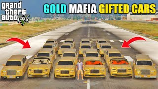 GTA 5 : GOLD MAFIA GIFTED GOLD CARS TO MICHAEL PRESIDENT || BB GAMING