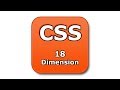 CSS Tutorial - 18 - Dimension Properties
