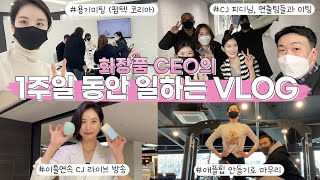 화장품 만드는 여자, 신생 스킨케어 브랜드 CEO의 바쁜 일상 VLOG! 용기업체미팅/이틀연속CJ온스타일라이브/애플힙만들기PT