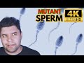 Mutant Sperm Under The Microscope Looks Strange!