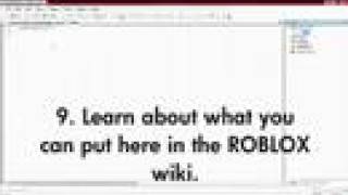 ROBLOXtutorial #02 Inserting and Opening a Lua Script
