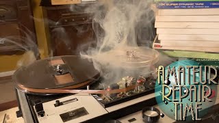 My Sony Reel To Reel Tape Deck Caught On Fire!