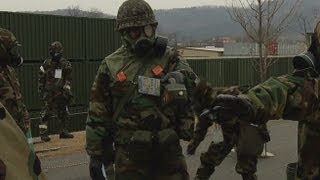 AFN Daegu - AFN Korea Update - Korean and US Soldiers conduct combined decontamination exercise