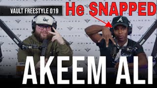 VAULT FREESTYLE 019 🔥 Akeem Ali Snaps Again?! | Realest Bar Breakdown + Reaction