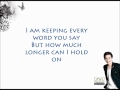 David Archuleta - Wait w/ lyrics on screen