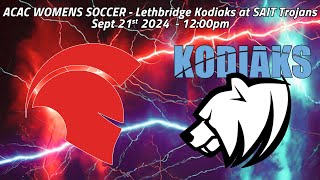 ACAC W Soccer LETH at SAIT  Sep 21 2024