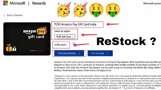 500 Amazon Gift card is back ?? | Microsoft rewards 🤑🤑🤑🥳🥳🥳🥳