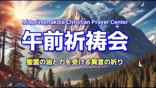 12月28日(土)10時よりliveで 午前の祈祷会を行います/御霊による祈り/異言の祈り/癒しの祈り/みどりのまきばキリスト教会