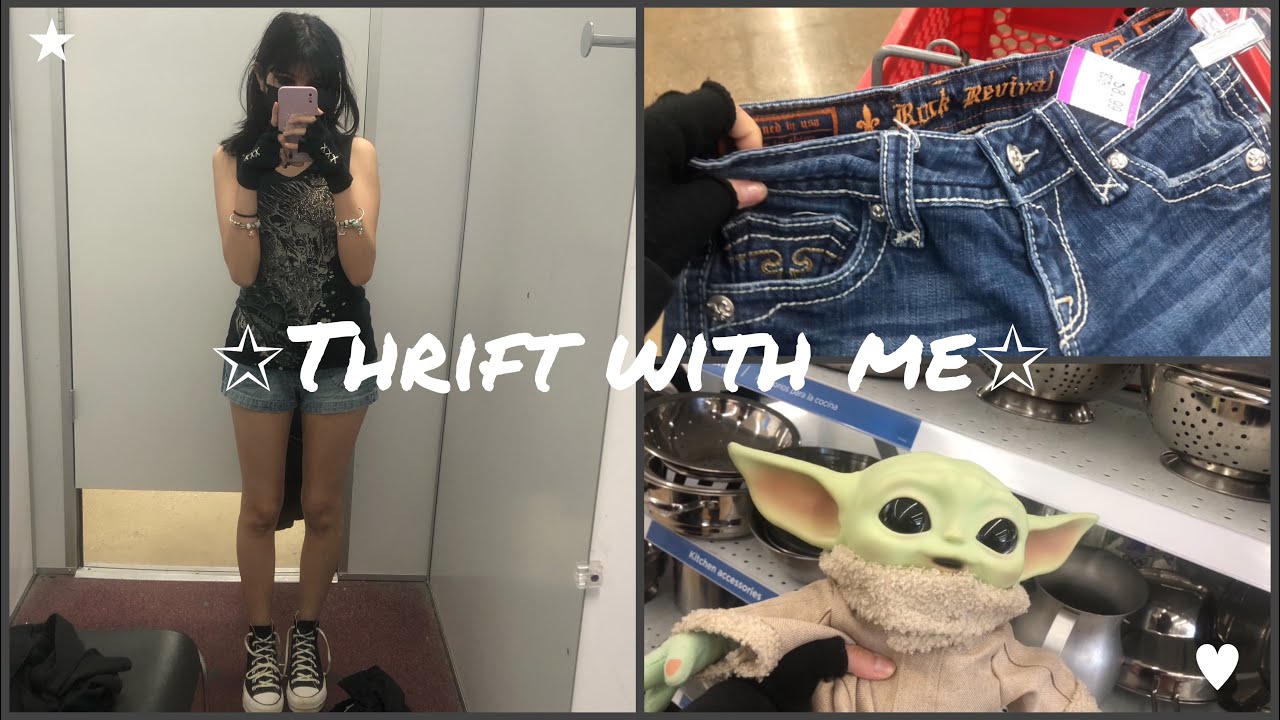 🧷Thrift With Me + Try On Haul (y2k Inspired)🧸 - YouTube