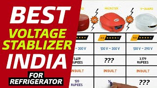 Best Voltage Stabilizer For Refrigerator In India 2024 |Stabilizers For Fridge | V-Guard Vs Microtek