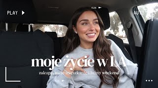 VLOG: moje życie w LA - zakupy spożywcze, moje mieszkanie i luźny weekend | Weronika Załazińska