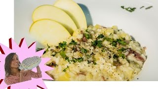 Risotto alle Mele con Speck e Taleggio