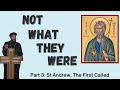 Not What They Were - Part 3: Andrew, The First Called