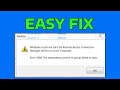 How To Fix Windows Error 1068