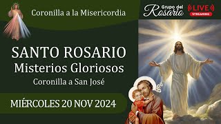 Coronilla, SANTO ROSARIO San José MIÉRCOLES 🌹 20 de noviembre 2024 | misterios gloriosos