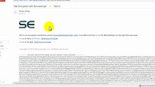 Encrypt Decryp Email using Gmail/Yahoo and SecurEncrypt