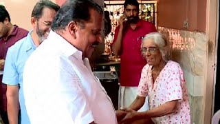Minister E. P. Jayarajan visits inmates of mythri old age home Mattanur Minister E. P. Jayarajan visits inmates of mythri old age home Mattanur
