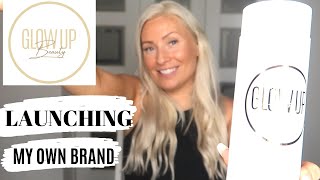 INTRODUCING MY OWN BRAND!!!! GLOW UP BEAUTY LAUNCH | UNBOXING | BEING MRS DUDLEY | AD - OWN BRAND