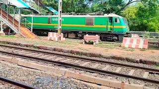 Jajpur-Kharagpur Express 18038 with WAG-9H arriving Amarda Road Station.