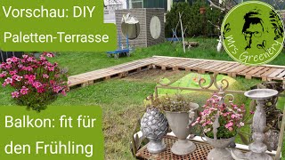 Der Balkon: fit für den Frühling! Erste Einblicke in neues Garten-Projekt