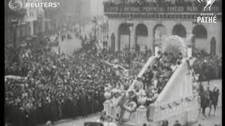 1922 Mid Lent carnival in Paris (1922)