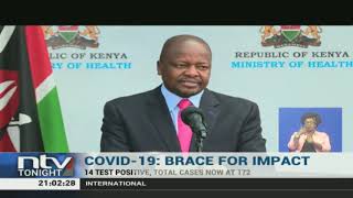 CS Mutahi Kagwe warns of darker days ahead as COVID-19 bites