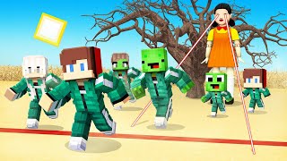 Mikey & JJ FAMILY In SQUID GAME Minecraft Challenge - Maizen