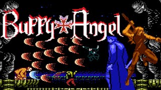 Buffy + Angel (闇の仕事人 Shadow Of The Ninja Hack) - NES Longplay - COMPLETE Playthrough - NO DEATH RUN