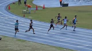 男子100m43組_道央陸上記録会第7戦_20211009