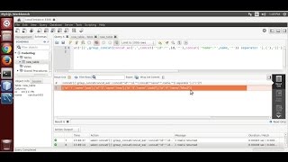 Create JSON using MySQL Query (without JSON function)