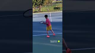 18 Shot Rally #sf #tennis #utr #usta3.5 #winner #dolorespark #4.8UTR