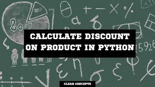 Calculate Discount On Product in Python