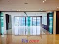 Fz30 frameless folding glass door balcony glazing system glass curtain panoramic glass wall case-392