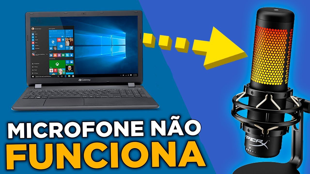 ( RESOLVIDO ) MICROFONE NÃO FUNCIONA NO PC - NO WINDOWS 10 NÃO GRAVA ...