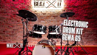 High-class drum kit with a professional G5 sound module  |  A Test by EN BeatitTV