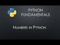 Python Fundamentals: Numbers